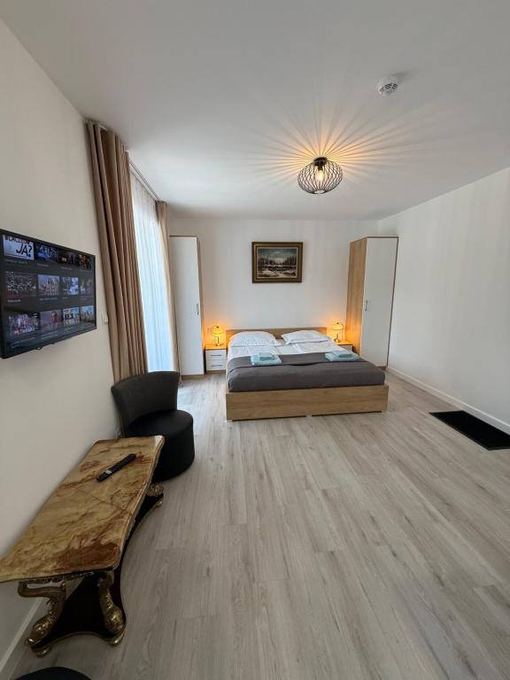 Apartament z 1 sypialnią i balkonem